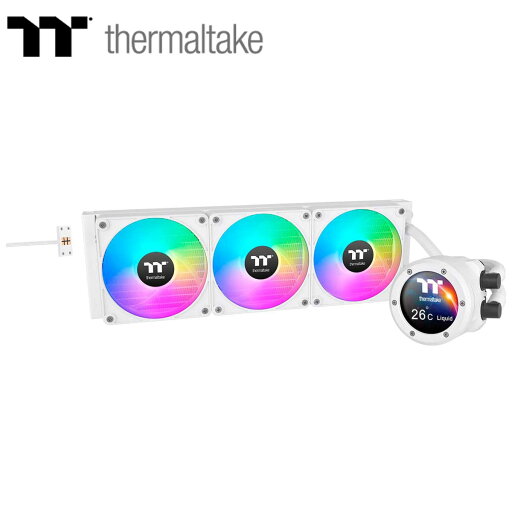 Thermaltake|サーマルテイク 水冷一体型CPUクーラー TH360 V2 Ultra EX ARGB Sync(Snow Edition) CL-W426-PL12SW-A Thermaltake|サーマルテイク 水冷一体型CPUクーラー TH360 V2 Ultra EX ARGB Sync(Snow Edition) CL-W426-PL12SW-A