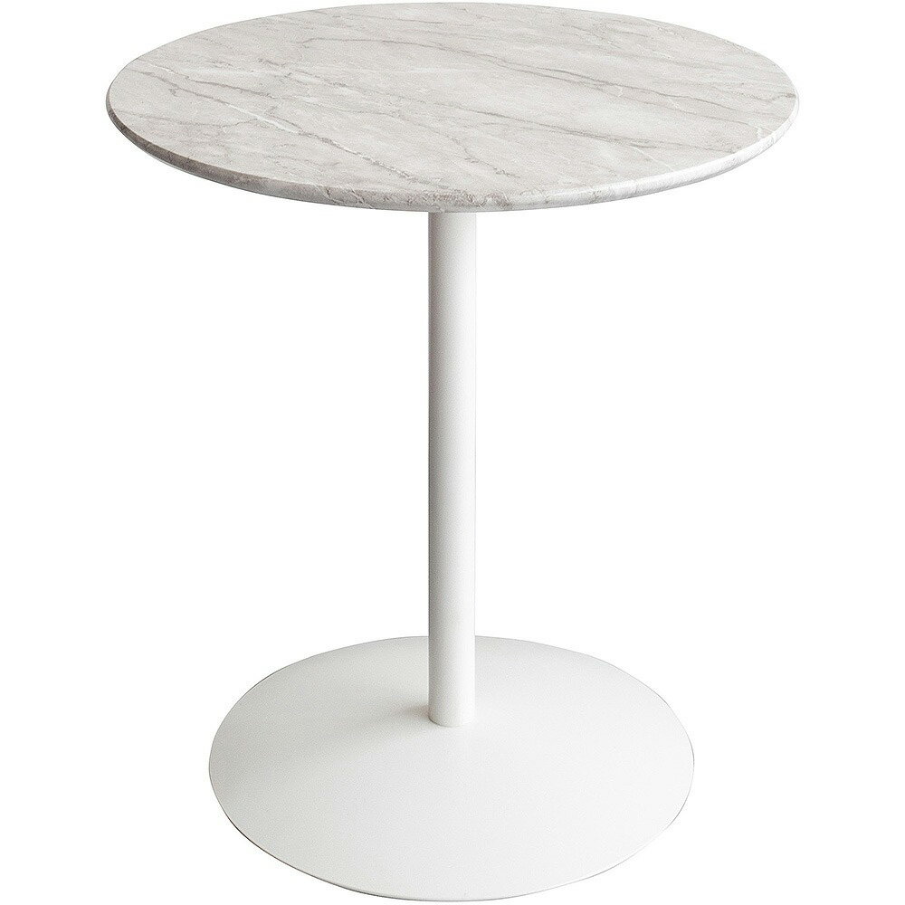 【返品種別A】□「返品種別」について詳しくはこちら□◆ライベートのくつろぎをもっと快適にしてるサイドテーブル『Santos（サントス）』。◆直径45cmとちょうど良い大きさのラウンド天板と、安定性のあるシンプルなスチール脚は使いやすくリビン...