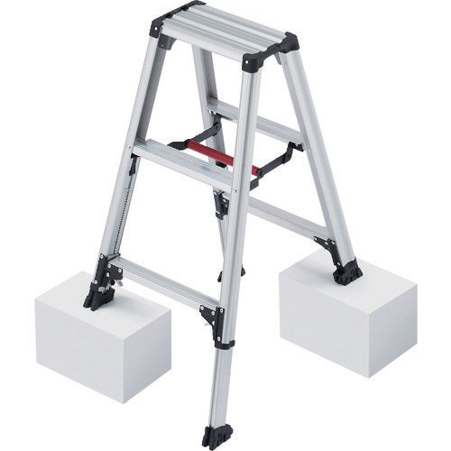 Stepladders - 長谷川工業 専用脚立 脚軽 RZS 3段(脚部収縮式) 3尺[他商品と同時購入不可]メーカー直送品(沖縄県・離島お届け対象外) Hasegawa RZS-09A