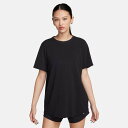 FN2815-010-M ナイキ レディース ワン リラックスド Dri-FIT ショートスリーブ トップ(ブラック/ブラック・サイズ:M) NIKE [FN2...