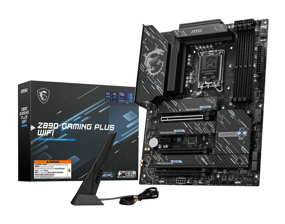 MSI|エムエスアイ MSI Z890 GAMING PLUS WIFI マザーボード Z890GAMINGPLUSWIFI