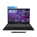 MSI|エムエスアイ ノートパソコン SummitA16(16型/Windows 11 Pro/Ryzen AI 9/メモリ 32GB/SSD 1TB/RADE...