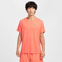 DV9316-643-M ナイキ メンズ ショートスリーブ ランニングトップ Dri-FIT UV マイラー(LT WILD MANGO/REFSIL・サイズ:...