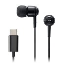 HP-Q10CK ラディウス USB Type-C接続 マイク&コントローラー搭載ダイナミック密閉型カナルイヤホン(ブラック) radius