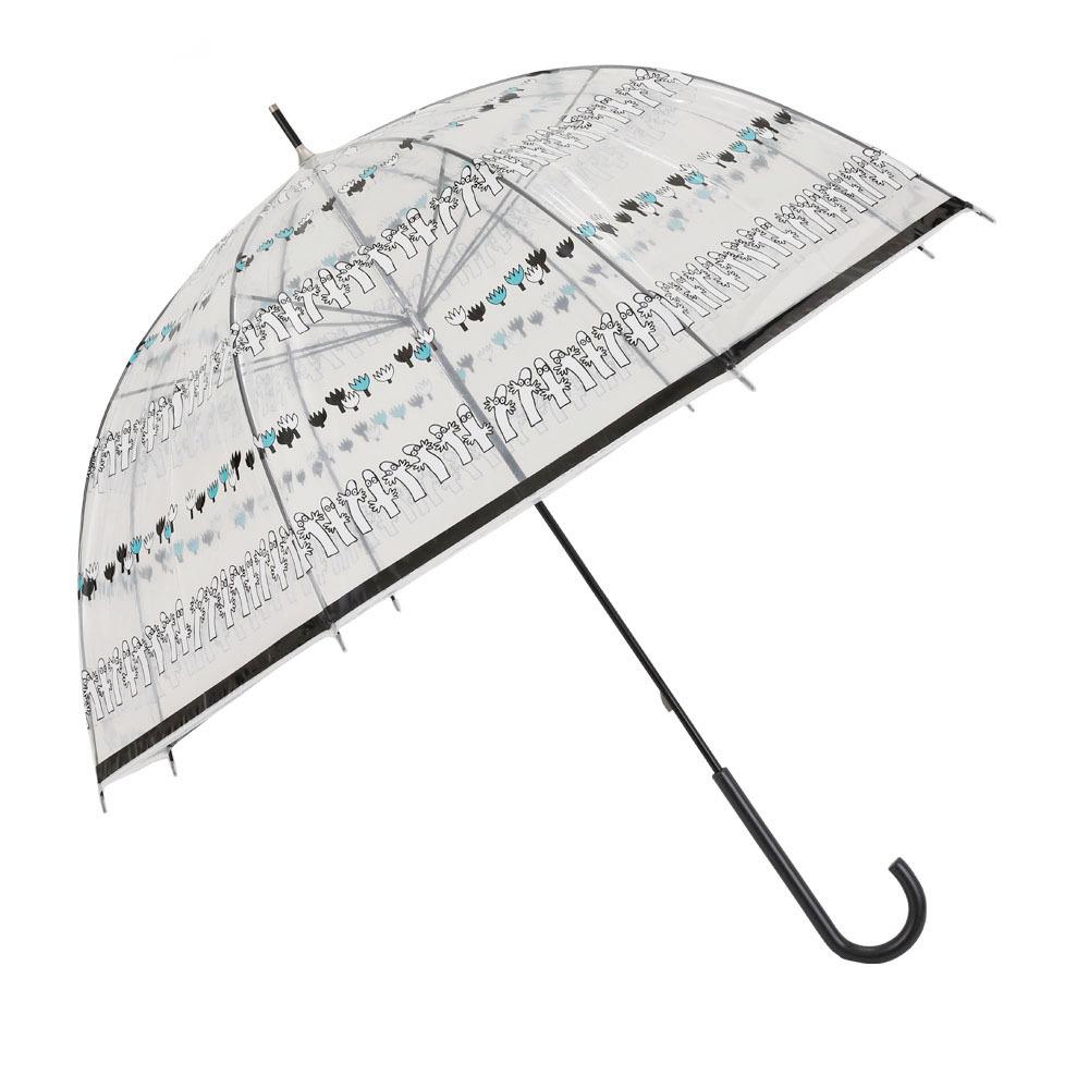 BACKYARD FAMILY(バックヤードファミリー) ムーミン クリアアンブレラ（ニョロニョロ/ボーダー） BF023863-1A-2A [BF0238631A2A]