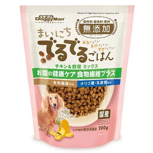 まいにちでるでるごはん お腹の健康ケア 食物繊維プラス 200g ドギーマンハヤシ デルデルオナカケアセンイ+200G