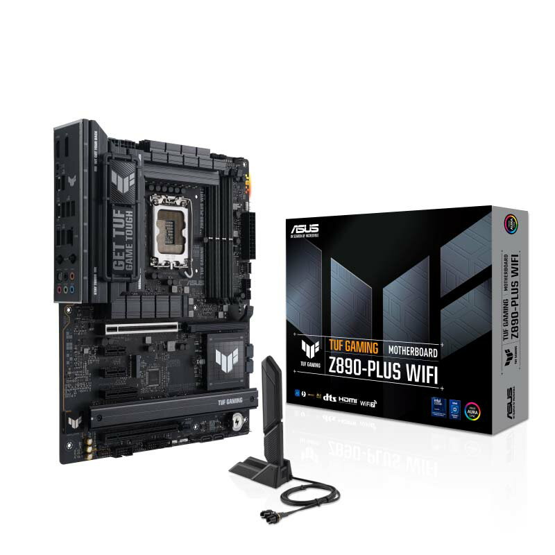 ASUS|エイスース Intel Z890 Chipset 搭載 ATXマザーボード 「TUF GAMING Z890-PLUS WIFI」 TUFGAMINGZ890PLUSWF