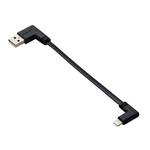 エレコム iPhone 充電ケーブル ライトニングケーブル 0.1m L字 フラット MFi認証 【 iPhone iPad iPod AirPods 対応 】 モバイルバッテリー向け(ブラック) MPA-UALLL01BK エレコム iPhone 充電ケーブル ライトニングケーブル 0.1m L字 フラット MFi認証 【 iPhone iPad iPod AirPods 対応 】 モバイルバッテリー向け(ブラック) MPA-UALLL01BK