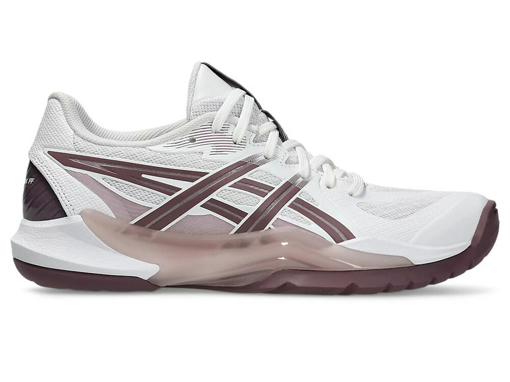 1072A104-100-23.0 アシックス レディース ハンドボールシューズ POWERBREAK FF(White/Dusty Mauve・サイズ:23.0cm) asics