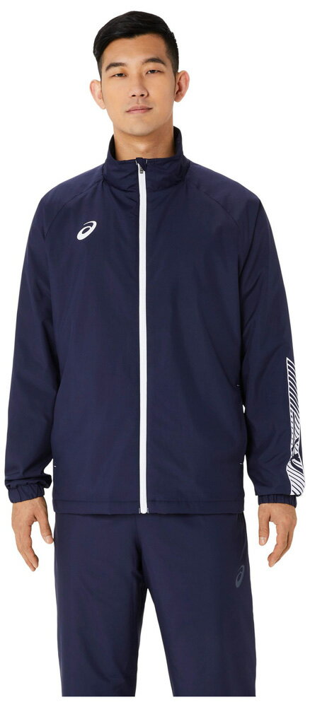 【返品種別A】□「返品種別」について詳しくはこちら□◆TEAM COLLECTIONシリーズ。◆裏トリコットウインドブレーカージャケット[2031E7454002XL]アシックスアウトドア＞スポーツ用品＞ウェア・アクセサリー＞トレーニングウェア