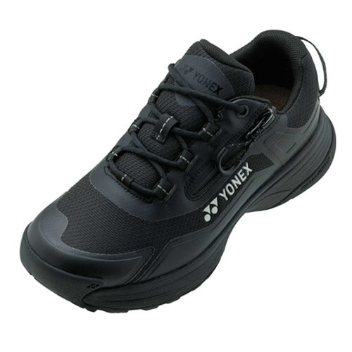 YO-SHW125-007-24.0 ヨネックス ユニセックス　ウォーキングシューズ　パワークッション125（ブラック・サイズ：24.0cm） YONEX