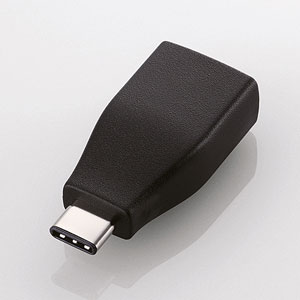 エレコム Type-C変換アダプタ（Type-Cオス - USB3.1 Standard-Aメス・ブラック） USB3-AFCMADBK