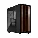 Fractal Design|フラクタルデザイン ミドルタワー型PCケース North Charcoal Black TG Dark FD-C-NOR1C-02(2)