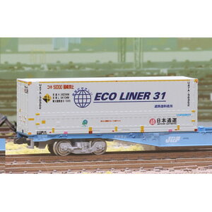 ［鉄道模型］朗堂 【再生産】(N) C-4411 31fコンテナ U47A-38000番台タイプ ECO LINER 31 (遮熱塗料仕様・エコレールマーク付)(3個入)