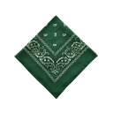 BF022349-1A-2L BACKYARD FAMILY(バックヤードファミリー) PAISLEY BANDANNA(MOSSGREEN)