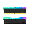 V-Color Manta XPrism RGB Series PC5-64000 / DDR5 8000 Mhz メモリモジュール 24GB × 2枚組(Black) TMXPL2480838KWK(2)