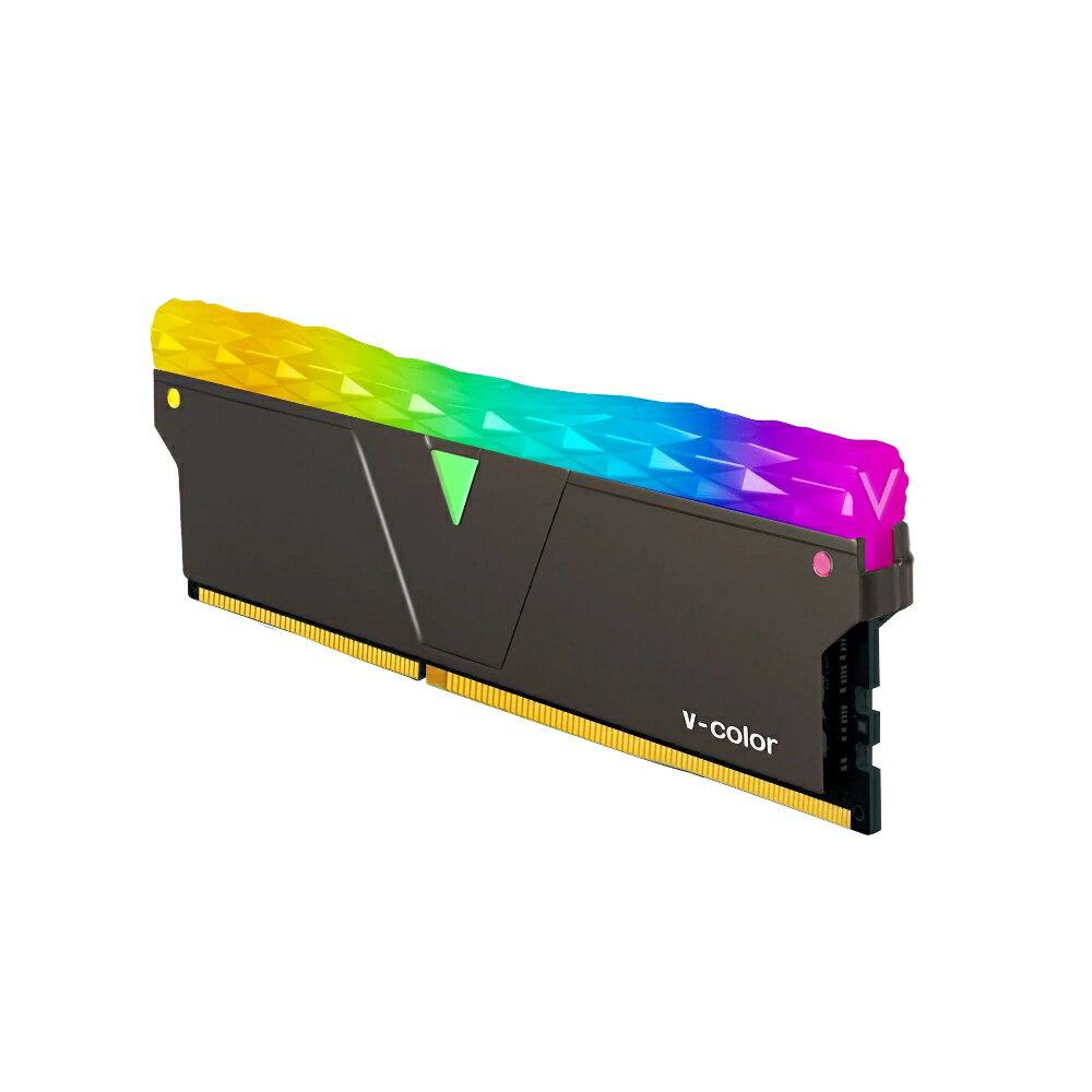 V-Color PRISM PRO RGB Series PC4-28800 / DDR4 3600 Mhz メモリモジュール 16GB(Jet Black) TL1636818A-E6PRKWS