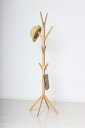23551(クロシオ) クロシオ Bamboo ポールハンガー(ナチュラル) 環境にやさしくサステナブルな竹材 サイズ(約):幅39×奥行38×高さ168cm ...