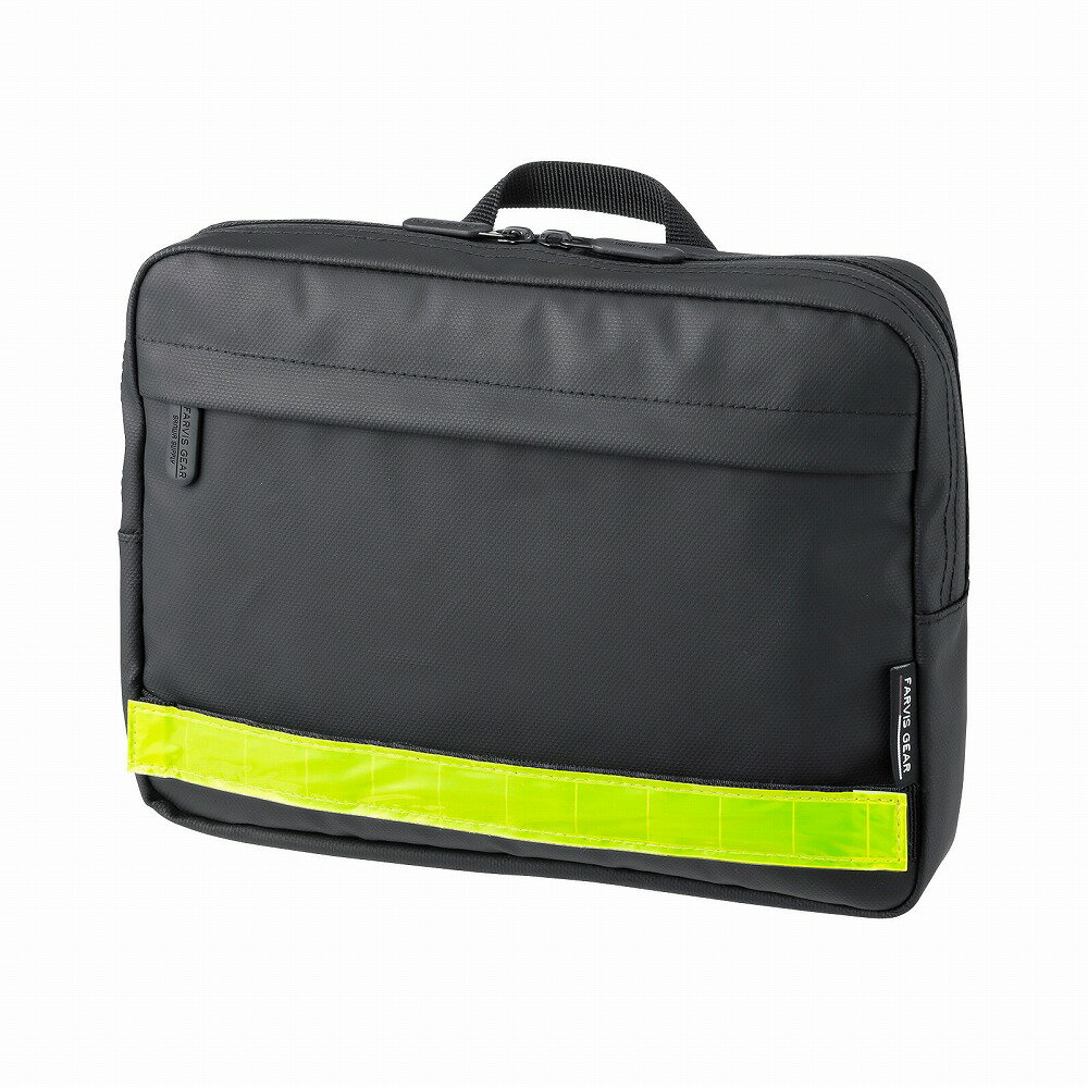 サンワサプライ 反射テープ付き 現場用ポーチ BAG-GEN2BK