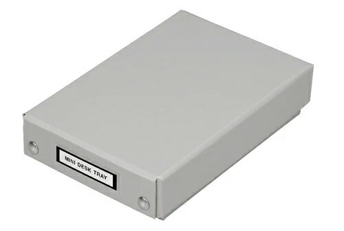 【返品種別A】□「返品種別」について詳しくはこちら□2024年06月 発売◆小物入れにも使いやすいカードサイズの小さなお道具箱！　◆見出しラベル付き■　仕　様　■本体外寸：約83（W）×27（H）×118（D）mm主な材質：オレフィン素材貼表紙（表紙）、 再生紙（芯材）、 スチール（リベット）[MN4008GY]OAサプライ/OA機器＞オフィス事務用品・文房具＞バインダー・ファイリング用品＞ボックス型収納