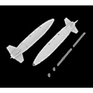 エデュアルド 1/48 Mk.84 爆弾&遅延信管(2個入り)【EDU648221】 ディテールアップパーツ