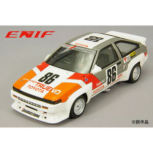 ENIF 1/43 トヨタ スプリンター トレノ N2 1985 カローラ/スプリンター グランドカップ #86 浅野自動トレノ 浅野武夫【ENIF0031】 ミニカー