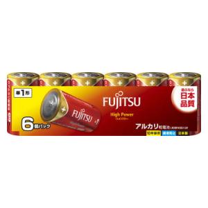 FDK アルカリ乾電池単1形 6本パック LR20FH(6S) 富士通 FUJITSU FDK ハイパワータイプ LR20FH6S