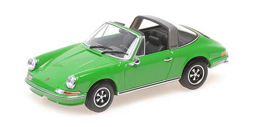 ミニチャンプス 1/43 ポルシェ 911 タルガ 1972 グリーン【410060161】 ミニカー