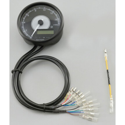 デイトナ VELONA 電気式タコ＆スピードメーター Φ80 15000rpm 48143 DAYTONA