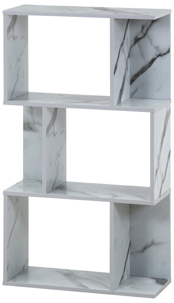 不二貿易 S型ディスプレイラック3段（大理石） 59285 [59285フジボウエキ]