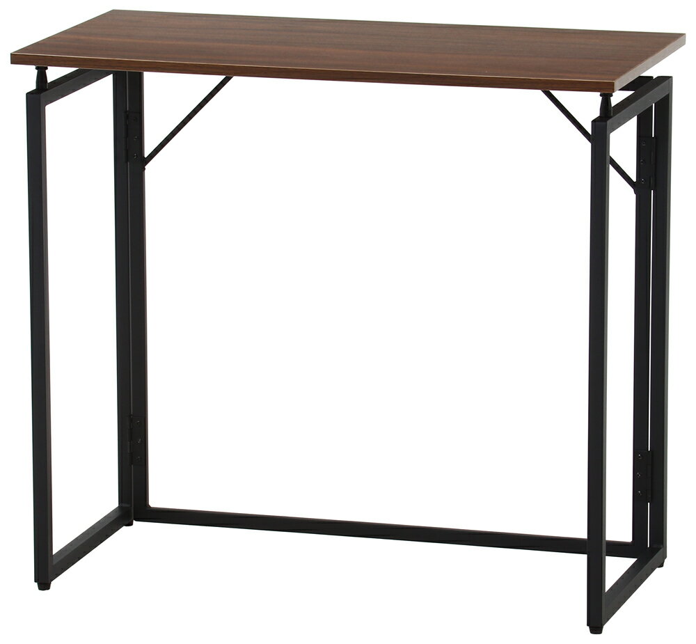不二貿易 フォールディングデスク（ブラウン） 73649 [73649フジボウエキ]