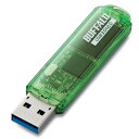 BUFFALO バッファロー USB3.0対応 USBフラッシュメモリ 64GB グリーン BUFFALO RUF3-Cシリーズ RUF3-C64GA-GR