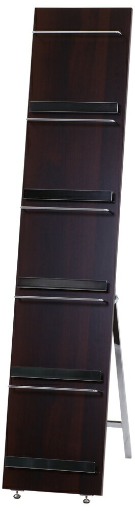 不二貿易 ウッドマガジンラック デコール 5段 スリム（ブラウン） 82309 [82309フジボウエキ]