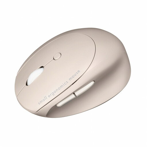 サンワサプライ 静音Bluetooth小型エルゴノミクスマウス(充電式・5ボタン)(ベージュ) MA-EBBS522BG サンワサプライ 静音Bluetooth小型エルゴノミクスマウス(充電式・5ボタン)(ベージュ) MA-EBBS522BG
