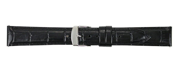 バンビ 時計ベルト（ブラック・16mm） BAMBI　クイックレバー 牛革型押し フォーマルハウト BKLE040AN [BKLE040AN]【返品種別B】
