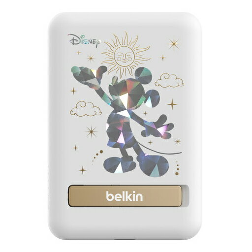 BELKIN ワイヤレスモバイルバッテリー 5000mAh Star Mickey BPD004QCAD-DY