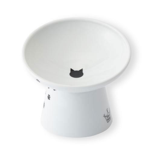 脚付フード斜めタイプ 猫柄 1個 猫壱 ネコアシツキフ-ドボウルナナメネコ