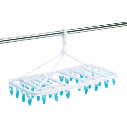 トラスコ中山 屋内外用樹脂ピンチハンガー ピンチ36個付（青） TSGPH-36-B [TSGPH36B]