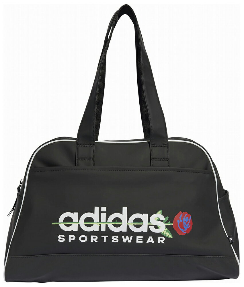 アディダス エッセンシャルズ フラワー ボウル ショルダーバッグ (ブラック/ホワイト・サイズ：NS) KNO34-JE4273-NS adidas