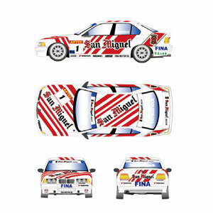 スタジオ27 【再生産】1/24 BMW 318i Sun Miguel Macau Guia Race 1994 デカール（ハセガワ対応）【ST27-DC1108】