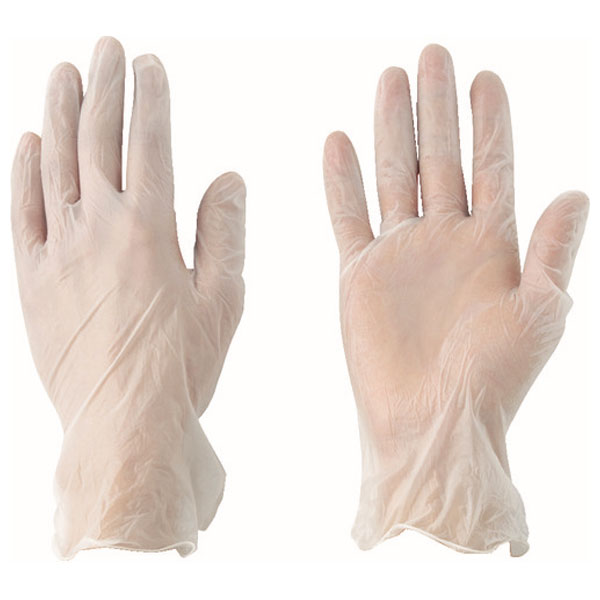 日本製紙クレシア プロテクガード プラスチックグローブ Mサイズ（100枚入・粉なし） 69250