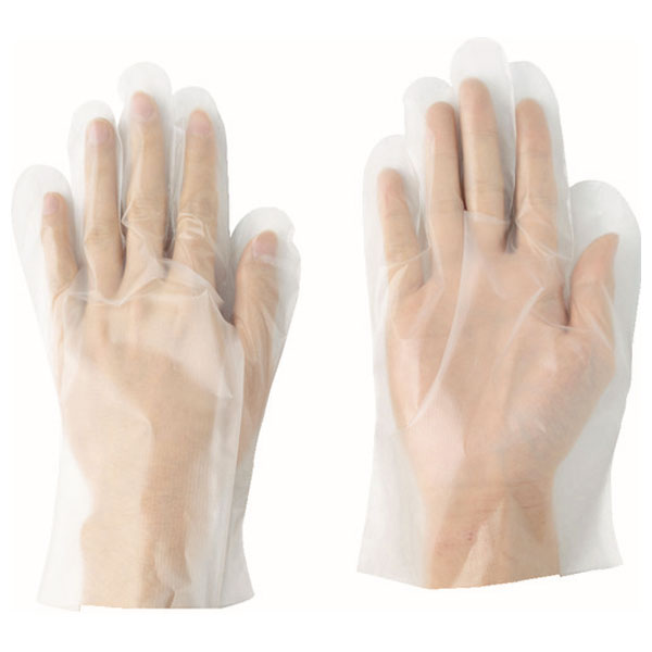 川西工業 ポリエチレン手袋 内エンボス Lサイズ（100枚入・粉なし） 2013-L