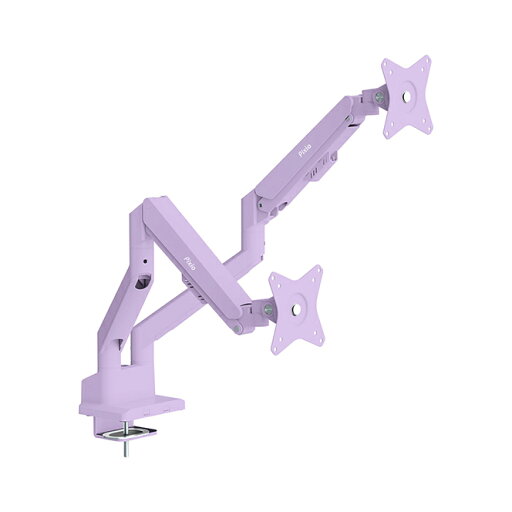 PIXIO 3関節 ガススプリング式モニターデュアルアーム 17〜32 インチ対応 1〜9 kg対応 / 1本につき (PASTEL PURPLE) PSW1DPP-O PIXIO 3関節 ガススプリング式モニターデュアルアーム 17〜32 インチ対応 1〜9 kg対応 / 1本につき (PASTEL PURPLE) PSW1DPP-O