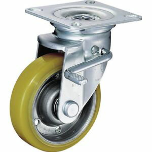 ハンマーキャスター J型自在 SP付 ウレタン車B入り150mm 413J-UBB150-BAR01