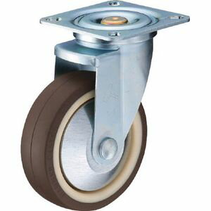 ハンマーキャスター 特殊鋼　熱処理金具　自在　ウレタンB車　125mm 420YS-UB125-BAR01 プレート式キャ..