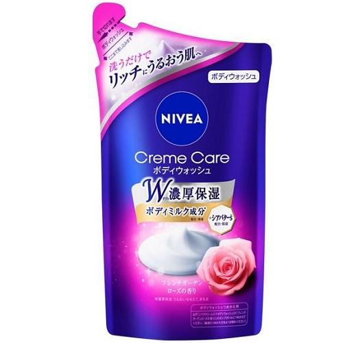 ニベア クリームケア ボディウォッシュ フレンチガーデンローズの香り つめかえ用 360ml 花王 ニベアBWロ-ズカエ 5B