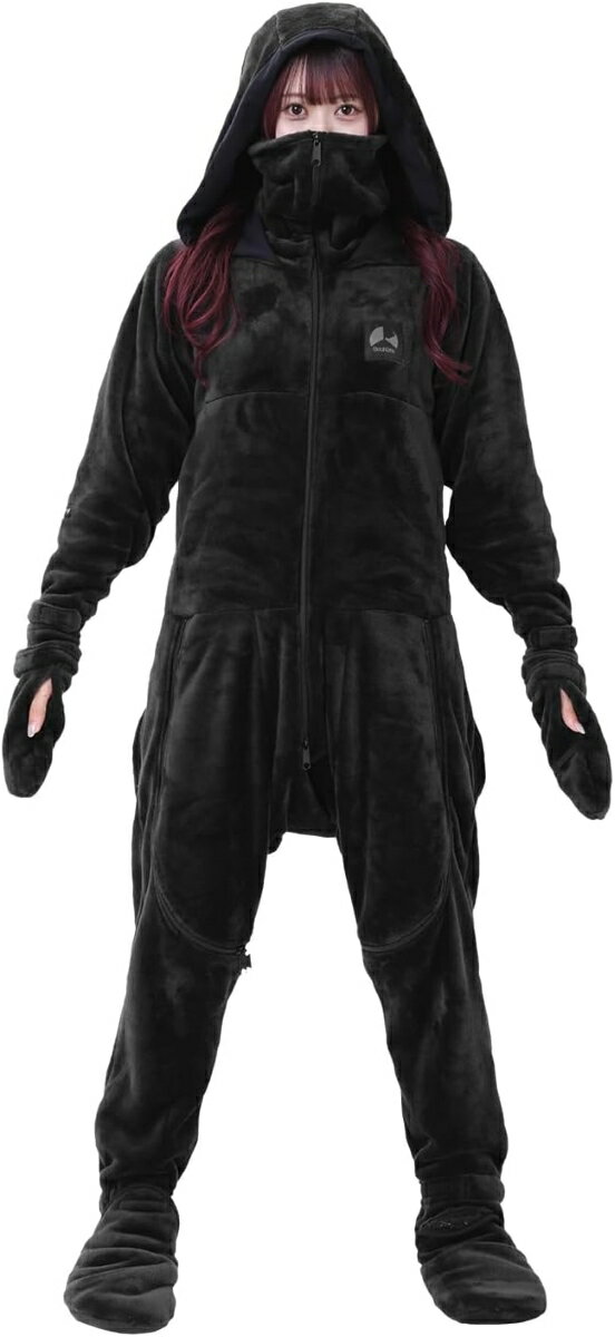 バウヒュッテ ゲーミング着る毛布 ダメ着4G ネクスト(ブラック・M) HFD-4G-24-M-BK Bauhutte DAMEGI4G NEXT Black ...