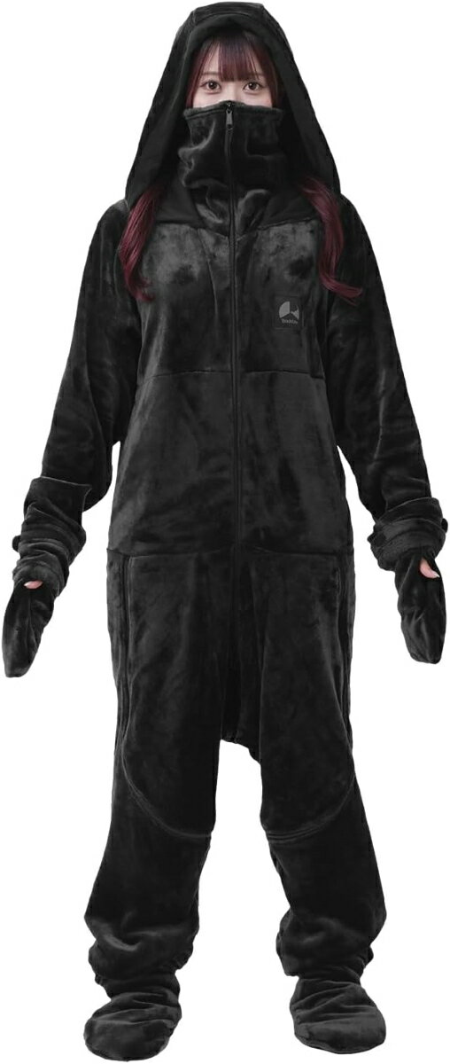 バウヒュッテ ゲーミング着る毛布 ダメ着4G ネクスト(ブラック・L) HFD-4G-24-L-BK Bauhutte DAMEGI4G NEXT Black ...