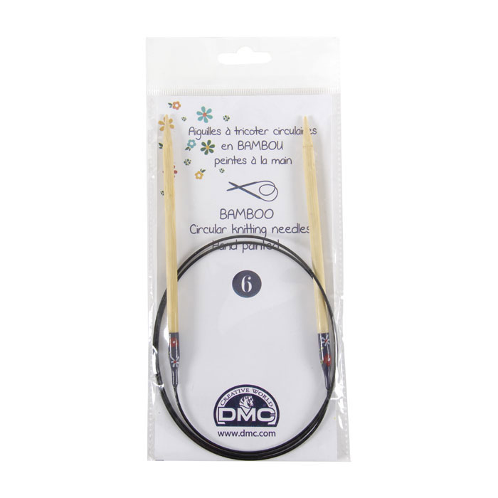DMC ハンドメイドバンブー輪針(6mm×77cm) U1844/6