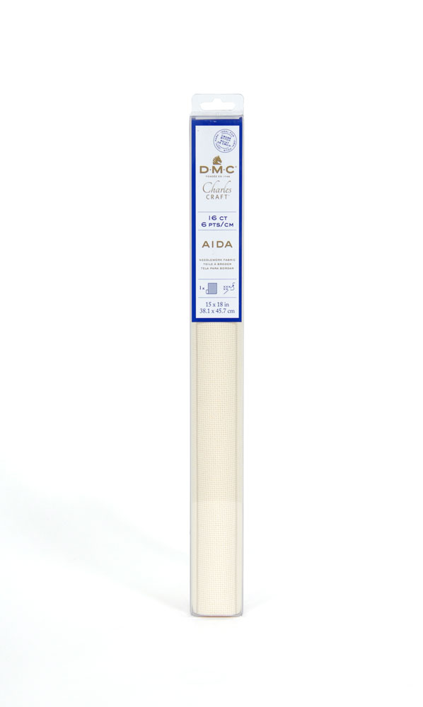 DMC カットクロス アイーダ 16カウント・60目(38.1×45.7cm・ベージュ) GD1636BX_ECRU